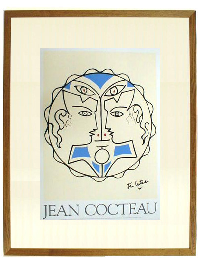 ☆ジャン コクトー（JEAN COCTEAU）☆リトグラフ・リトグラフポスター 