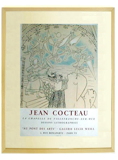 ☆ジャン コクトー（JEAN COCTEAU）☆リトグラフ・リトグラフポスター 