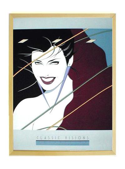 Patrick Nagel パトリック・ナゲル アートポスター 額装 73.5×103cm