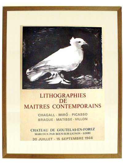 ピカソ リトグラフ ポスター シャガール マティス アンティーク フランス ピカソ リトグラフ ポスター シャガール マティス アンティーク